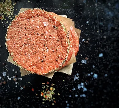Zabiha halal beef burger patties foodservice package