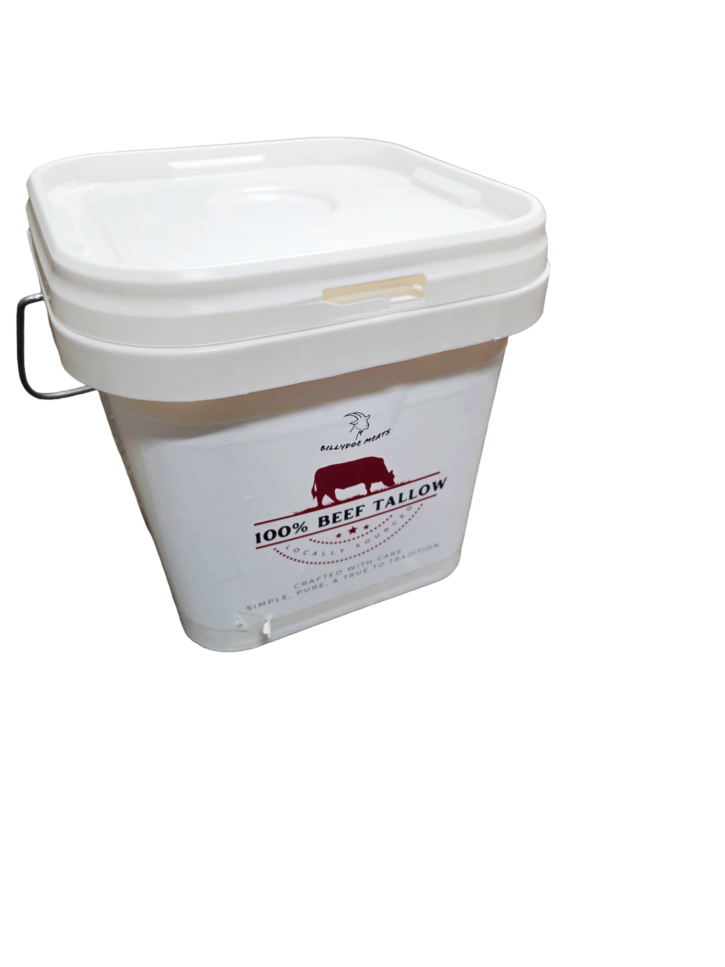Zabiha halal beef tallow 15lb tub package