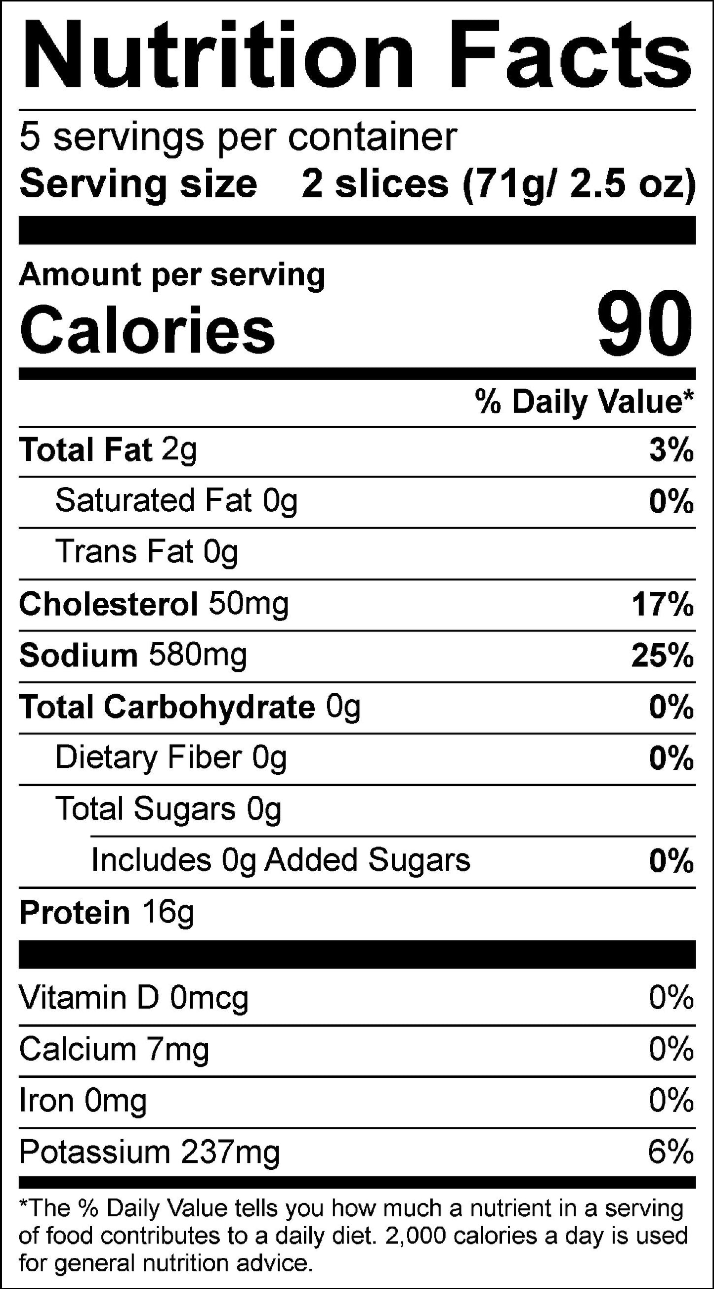 Sliced Chicken Bacon (Illinois only)