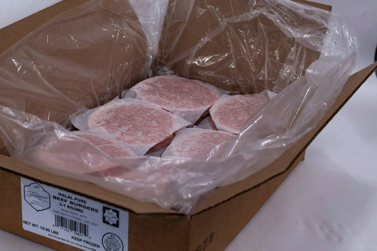 Zabiha Halal Beef Burgers