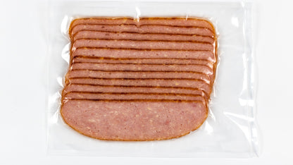Zabiha halal sliced chicken bacon strips