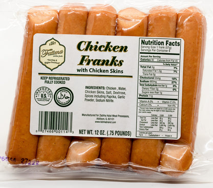 Zabiha Halal Food Chicken Franks