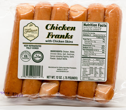Zabiha Halal Food Chicken Franks